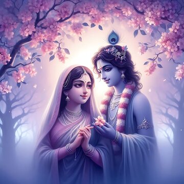 The Divine love of Radha Krishna