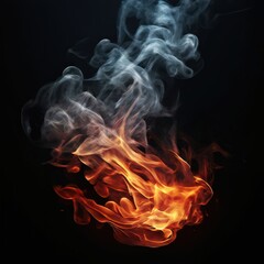 Fototapeta premium an ai generated image, power concept, Fire Element