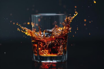 Jagermeister midpour, with its dark, herbal blend creating a bold and complex explosion