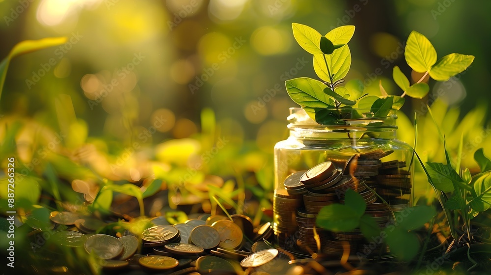 Aufkleber Savings and calculations are the basis of investing to get a worthwhile dividend with minimal risk Basic investment and savings guidelines : Generative AI