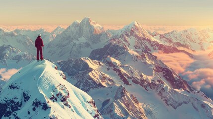 Solitude in the mountains