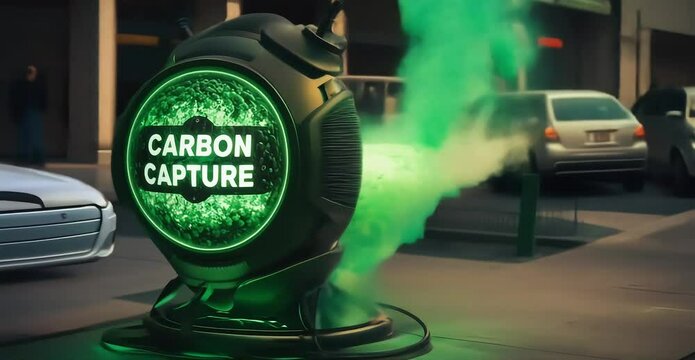 Revolutionary sidewalk carbon capture using microbial algae: Algae-based technology absorbs carbon from vehicle fumes, producing oxygen