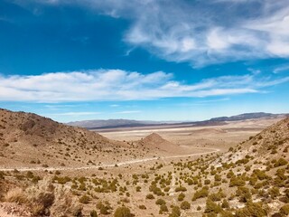 landscape on the desert pony express 