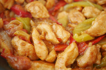 StirFried Chicken with Peppers and Onions is a tasty and nutritious meal option