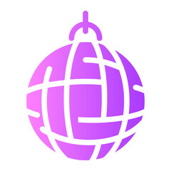 mirror ball Gradient icon