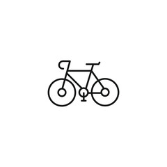 Fototapeta premium Bicycle icon vector. EPS 10 editable vector