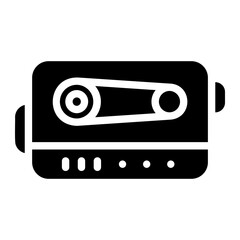cassette Solid icon