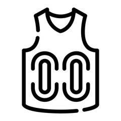 jersey Line Icon