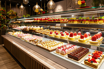 美味しそうなパティスリーのお菓子たち