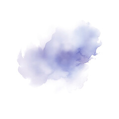 Obraz premium Indigo ink splash on transparent background