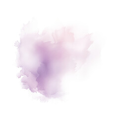 Obraz premium Purple ink splash on transparent background