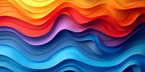 Fototapeta premium Paper cut designs that expresses inner emotions is suitable for use in designing projects or as illustrations.