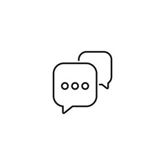 Chat icon vector. EPS 10 editable vector
