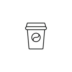 Coffee icon vector. EPS 10 editable vector