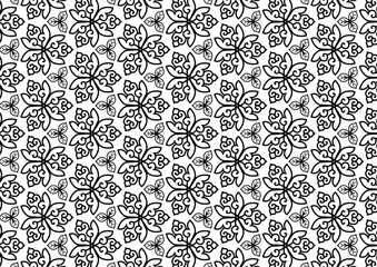 Ikat fabric abstract symbol aztec illustration1