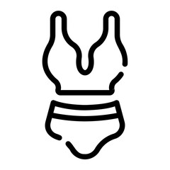 swimsuit Line Icon