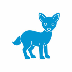 A animal silhouette vector style illustration