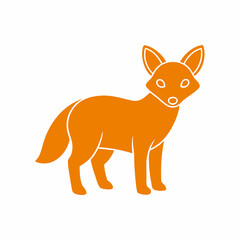 A animal silhouette vector style illustration