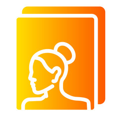 magazine Gradient icon