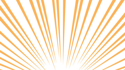放射線　背景　オレンジ　シンプル　ベクター