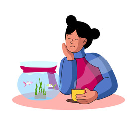 blue pink wlnter 3d illustration