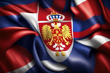 Serbia  Flag background 