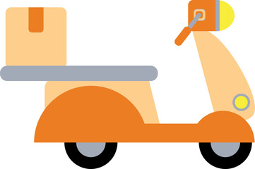 motorbike logistics delivery icon