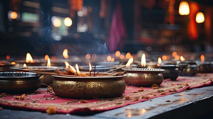 Incense smoke HD 8K wallpaper Stock Photographic Image  