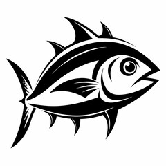 shark cartoon isolated on white