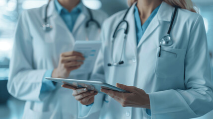 Digital Medical Consultation with Doctor and Nurse Using Tablet