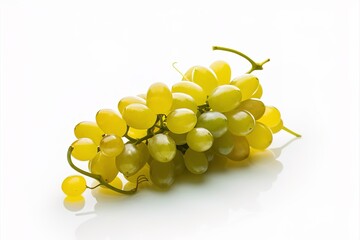 Shine Muscat grapes isolated on white background