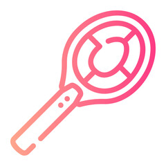 mosquito racket Line Gradient Icon