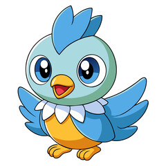 Bird cartoon illustration