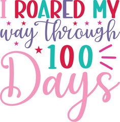 100 days of School SVG, 100 Days of quotes svg Shirt Design