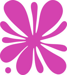 Groovy Pink Blossom Art