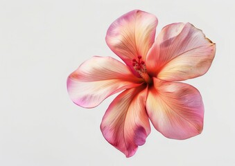 Close-Up of  Flower on White Background