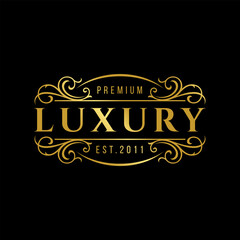 Luxury Royal Brand Logo Design Vector Template
