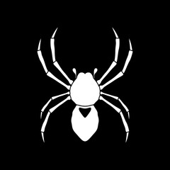 cool spider modern minimal logo design vector