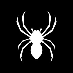 cool spider modern minimal logo design vector
