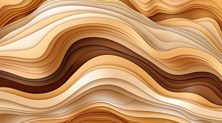 abstract background with  brown waves