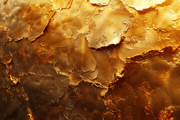 Obraz premium Abstract Golden Yellow Background with Grainy Texture Gradient Light Shiny Silk Satin Metallic Vintage Chic Elegant Design