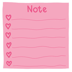 memo note design