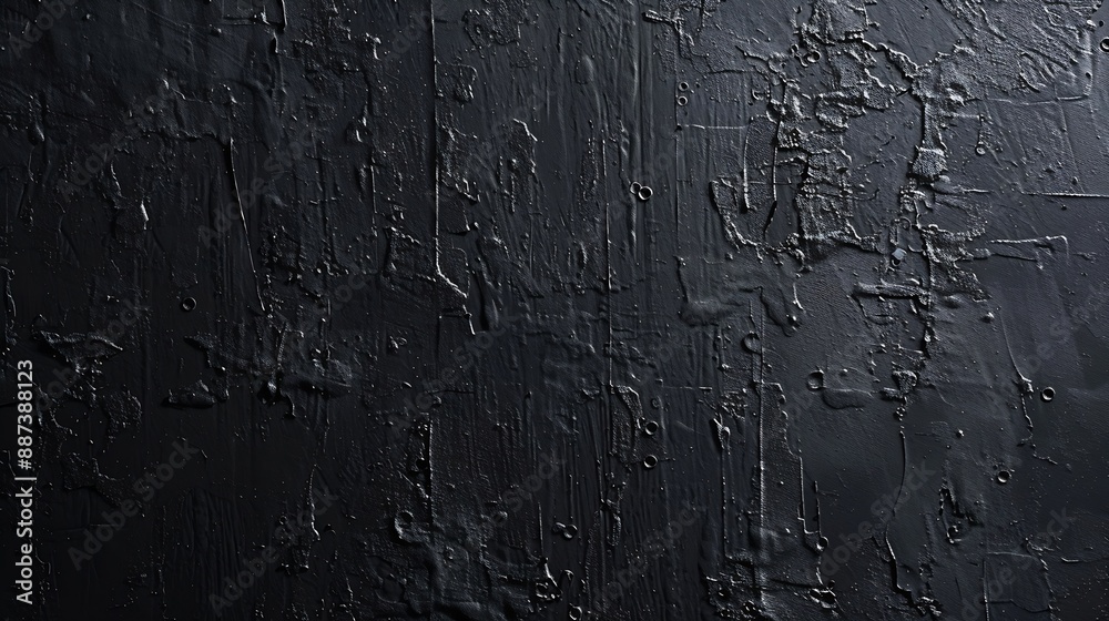 Leinwandbilder dark cement wall in retro concept black concrete background for wallpaper or graphic design blank ol