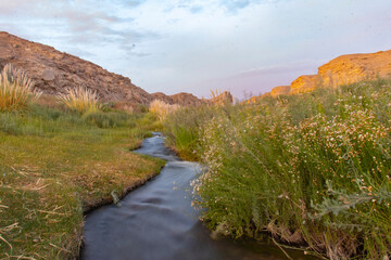 the river in the mountains