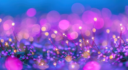 purple and green background