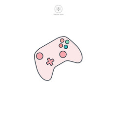 Game Controller, Gamepad icon theme symbol vector illustration isolated on white background