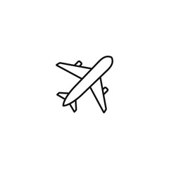 Plane icon vector. EPS 10 editable vector