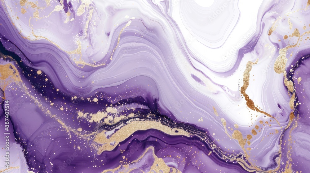 Wall mural purple marble texture abstract background