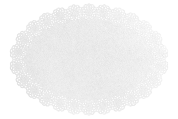 楕円のレースの背景／紙ナプキン　リアル
