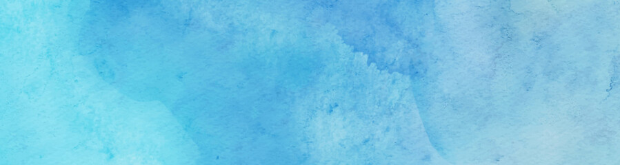 Abstract blue watercolor paint background. Vector illustration